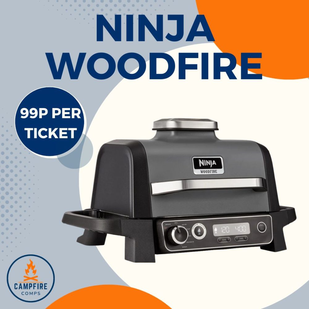 Ninja Woodfire Electric BBQ Grill & Smoker - OG701UK
